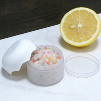Contenants personnalisés en plastique recyclable de qualité alimentaire de 120 ml à large ouverture avec couvercle à vis pour lait, sucre, slime, pots mignons en PP pour yaourt et pouding