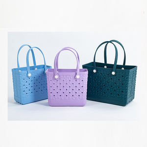 Sac de plage portable en EVA et silicone imperméable à deux poignées, personnalisable avec logo, unisexe, pour bébé, vente en gros, qualité supérieure - Product Image 2