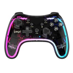 Trong suốt chơi game điều khiển PG-9228 BT trò chơi phím điều khiển RGB đầy màu sắc Gamepad cho Nintendo Switch / IOS /Android / PC / <span class=keywords><strong>PS4</strong></span> / PS3 - Product Image 6