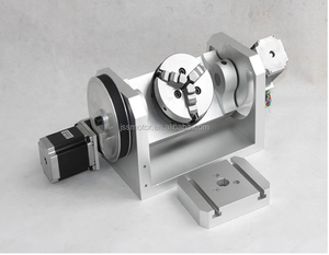 Mini 4th Aixs for <b>Router</b> the 5th Axis a Rotary With Chuck <b>Table</b> the 4th and 5th Axis for Machine - Product Image 4