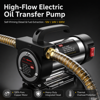 Pompe de ravitaillement électrique diesel à moteur AC/DC 2800 tr/min pour dispositif de drainage de tambour de transpalettes agricoles, directement de l'usine