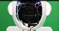 Robot de photographie populaire pour la location, robot selfie rotatif automatique sans fil, cabine photo mobile
