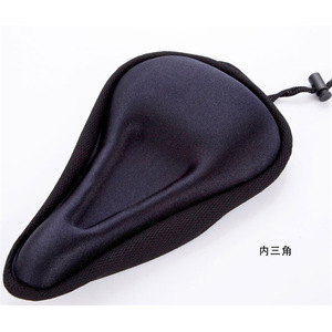 Funda para sillín de bicicleta, almohadilla de silicona, cojín cómodo para bicicleta de montaña, cinturón triangular Unisex para adultos, cinturón recto - Product Image 3