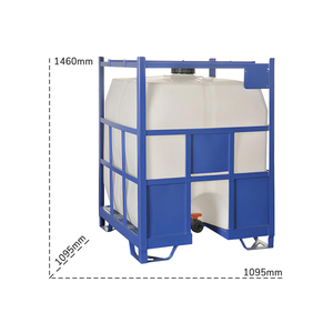 Carvel 1095x1095x1460mm réservoir cubique en polyéthylène pour marchandises dangereuses, 1200lt - Product Image 2