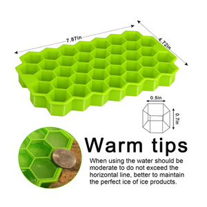 Libre de BPA apilable seguro cubo de <span class=keywords><strong>hielo</strong></span> molde de silicona ecológica fácil liberación y bandejas de cubitos de <span class=keywords><strong>hielo</strong></span> - Product Image 5