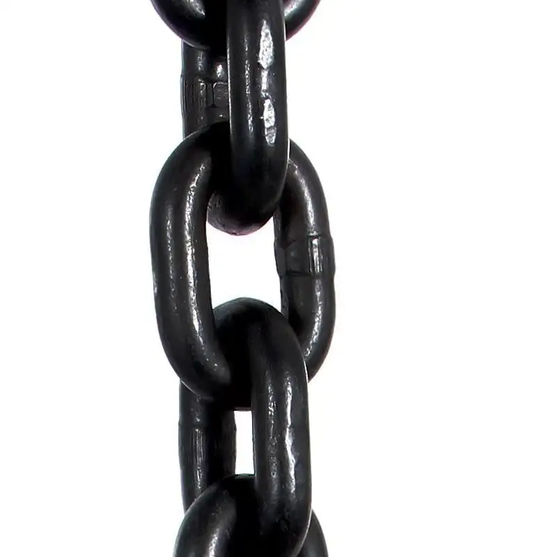 Factory manufacture Grade 80 welded short link chain galvanized chain black chain