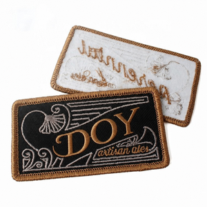 <span class=keywords><strong>Patches</strong></span> de Bordado Adesivos Personalizados <span class=keywords><strong>Vintage</strong></span> com Borda Merrow - Product Image 3