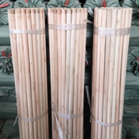 Balai manche en bois pour balai à franges naturel pour outils de balayage des sols