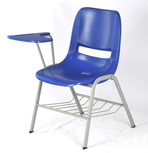 Chaise de bureau, de formation ou de conférence ergonomique empilable avec dossier monobloc en PP, style nordique moderne - Product Image 1