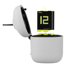 Cargador Telesin Go Pro 12 Allin Box, Juego de 2 Baterías de Litio y Cargador para Cámara <span class=keywords><strong>GoPro</strong></span> Hero9/10/11/12 - Product Image 4