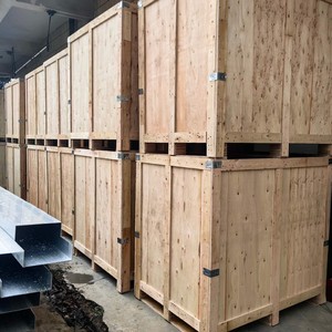 Guowei Packaging Export <b>Wooden</b> <b>Crates</b> Plywood Custom Size Fumigation Free Industrial Transport Turnover Boxes Logistics - Product Image 2