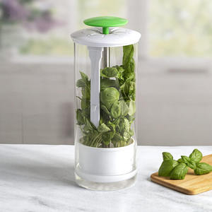 Caja organizadora de cocina ecológica de lacado para almacenamiento de cilantro fresco al por mayor, organizador de encimera y gabinetes de cocina personalizado para el hogar. - Product Image 1