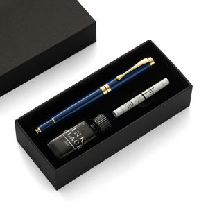 قلم حبر معدني عالي الجودة، أغراض ترويجية، أطقم أقلام معدنية، قلم أعمال مطلي بالذهب مع شعار - Product Image 3