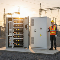 Gabinete de Energía de Alto Voltaje Tipo Rack de 261 kWh con Refrigeración por Aire para Programa de Respuesta a Demanda en Supermercados