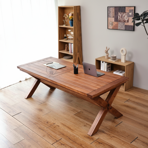 Mesa Larga de Teca Vintage, Estilo Retro del Sudeste Asiático, Mesa de Comedor Rectangular, Madera Sólida Ecológica Hecha a Mano para <span class=keywords><strong>Hotel</strong></span>, Villa o Hostal - Product Image 6