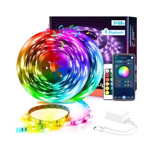 100ft 30M RGB 2835 <b>Copper</b> Night Club Music Sound Sync Control for APP Control Smart LED <b>Strip</b> Light - Product Image 1