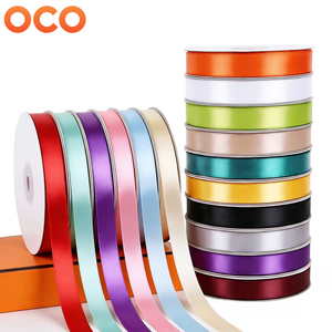 ริบบิ้นโพลีเอสเตอร์ลายดอกกุหลาบนิรันดร์ ขนาด 2.5 ซม. และ 4 ซม. ยาว 100 หลา สำหรับตกแต่งเสื้อผ้า ของขวัญ และห่อของขวัญ - Product Image 1