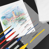Rouleau de papier calque blanc jet d'encre A3 A4 80gsm 120gsm papier à dessin translucide vélin pour l'art et l'impression