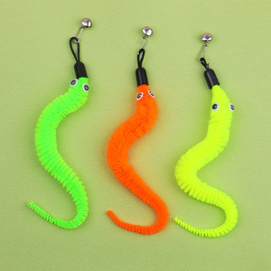 Pet <b>plush</b> toy caterpillar bell replacement head <b>cat</b> teaser <b>cat</b> <b>plush</b> toy replacement head pet supplies - Product Image 3