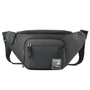 Riñonera Ligera de Nailon con Cinturón Ajustable, Bolsa Cruzada para el Pecho, Multibolsillos, para Deportes, Correr, Viajes y Uso Diario - Product Image 3