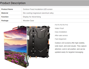 Full Color P8 Outdoor Led Billboards Splicing Electronic Advertising Led Screen Customized Display Td Outdoor Led Display P5 - Product Image 4
