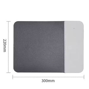 Tapis de souris de bureau avec surface en caoutchouc et fonction de charge rapide sans fil pour téléphone 15W - Product Image 5
