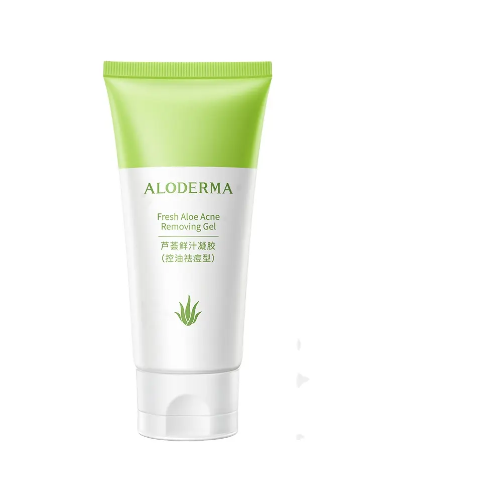 USA BRAND Schlussverkauf Aloderma Beruhigungskosmetik für Haut Hautpflege natürliche Aloe vera Akne-Eliminierungs-Gel 80 g