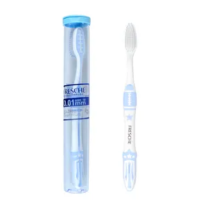 Fresche Logo Custom High Quality New Design Adult Toothbrush Manual Tooth Brush For Deep Clean