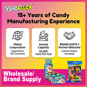 Yoloduck Großhandel Maßgeschneiderte Eigenmarke Halal Süßigkeiten in Großpackungen Gummibärchen - Product Image 3