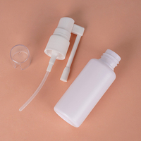 Fabricant d'emballage plastique personnalisé Bouteille de pulvérisation vide par brouillard pour trompe d'éléphant et aileron Bouteille de pulvérisation orale et nasale pour la gorge et le nez