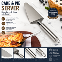 Outils et accessoires de pâtisserie en métal durables pour la cuisine : couteaux à gâteau, coupe-gâteau, trancheuse, racloir