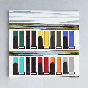 Correas de Reloj de Nailon de 20 mm con Velcro, Correas de Reloj de Tela y Cuero Transpirables, Reemplazo de Correa de Muñeca, Multicolores para Rolx - Product Image 2