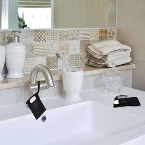 Hot Verkopende Milieuvriendelijke Exfoliërende Mesh Zwarte Zeepzakje Zeepsaver Zeepzak Met Hangend Touw - Product Image 4