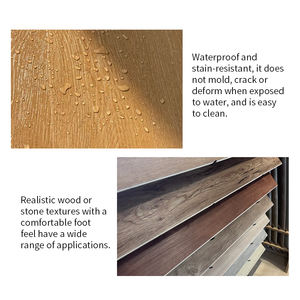 <span class=keywords><strong>Plancher</strong></span> SPC moderne et écologique avec des lames de vinyle flottantes résistantes aux rayures pour les salons et les escaliers - Product Image 3