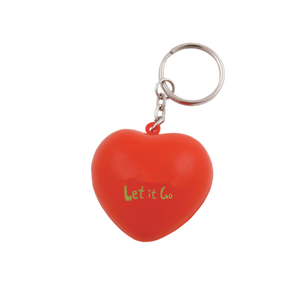Wholesale Promotional Customized High Quality Pu Stress Ball Love Heart Shape Antistress Keychain