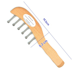 Herramienta Profesional de Masaje de Acero Inoxidable con 6 Puntas, sin Marcas, para Gua Sha, Masaje del Cuero Cabelludo y Cuello, para Expertos en Masajes - Product Image 2