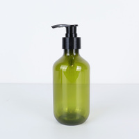 Bouteille de shampooing ou de lotion cosmétique en plastique PET de 300 ml ou 500 ml avec pompe pulvérisatrice et impression personnalisable