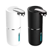 Distributeur automatique de savon mousse sans contact 380 ml, sur pied, étanche IPX5, avec capteur IR, pour salle de bain, cuisine, évier, kit pompe USB, hôtel