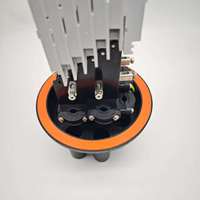 Fiber Optic Joint Box 1 Inlet 4 Outlet 144 Core Ip68 Fiber Enclosure Inline Type PP Material Anti-uv Fiber Splice Closure