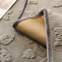 Coussin de canapé sectionnel en chenille de luxe, housse antidérapante épaisse et moelleuse haut de gamme pour l'hiver, motif flocon de neige, tissu géométrique accessible