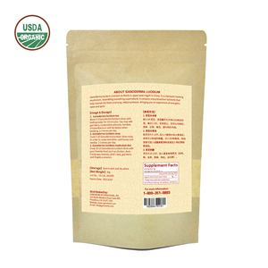 GANOHERB <span class=keywords><strong>Ganoderma</strong></span> <span class=keywords><strong>Lucidum</strong></span> 말린 Reishi 버섯 조각 공장 공급 샘플 사용 가능한 유기농 조각 - Product Image 6