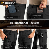 Pantalon tactique pour homme IDOGEAR, résistant à l'eau, en tissu ripstop, pantalon cargo léger, pantalon de travail EDC, pantalon de randonnée, vêtements de plein air