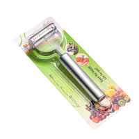 Éplucheur à légumes et à asperges Yolecen en acier inoxydable de haute qualité, qualité alimentaire, avec couteau à éplucher des deux côtés, éplucheur à patates douces