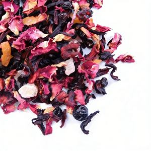 Thé en vrac de qualité supérieure saveur cerise et rose, mélange de fruits, en sachet/boîte/emballage en vrac, directement de l'usine - Product Image 2