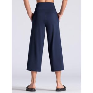 Pantalones de Yoga para Mujer FOXA, Cintura Alta, Corte Ajustado con Bolsillos, Control de Abdomen, Leggings de Spandex y Poliéster - Product Image 4