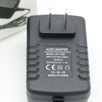 Adaptateurs secteur 5W~150W 5v 6v 9v 12v 15v AC DC à montage mural pour éclairage LED Certifié CE Adaptateur secteur 12V1A