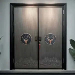 swing open style and finished high quality safe room steel door