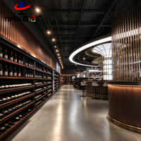 Meuble de présentation de cigares et tabac pour magasin, design personnalisé, vitrine commerciale pour showroom de cigares