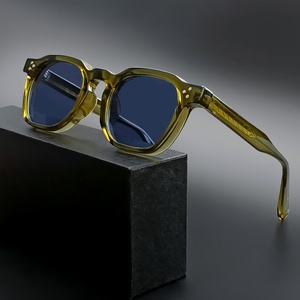 Gafas de Sol Cuadradas HBK Classic con Marco Grueso y Protección UV400, Unisex, Patillas de Propionato, Estilo Retro, Modelo K39769 - Product Image 1