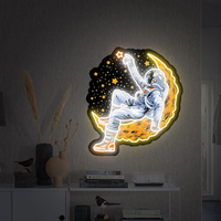 Enseigne néon LED personnalisée lumineuse pour salle de jeux, café, bar, espace de divertissement, fournisseur de décoration commerciale